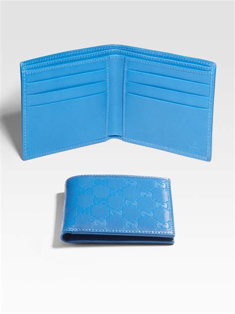 blue gucci wallet mens|checkered Gucci wallet.